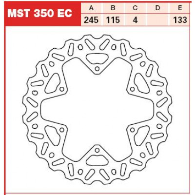 PLĂCUȚE FRÂNĂ SPATE TRW-LUCAS MST350EC