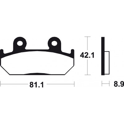 Garnituri frână BREMBO 07HO21SA
