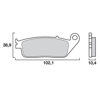 Garnituri frână BREMBO 07HO34SP