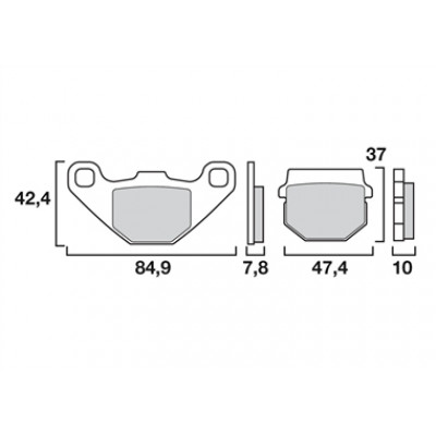 Garnituri frână originale BREMBO 07HO1118