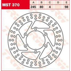 Plăcuțe frână față TRW-LUCAS MST370
