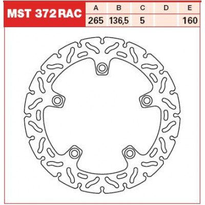 PLĂCUȚE FRÂNĂ SPATE TRW-LUCAS MST372RAC