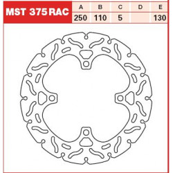 PLĂCUȚE FRÂNĂ SPATE TRW-LUCAS MST375RAC