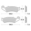 Garnituri frână originale BREMBO 07HO2506 thumb