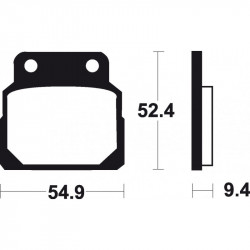 Garnituri frână originale BREMBO 07HO2408