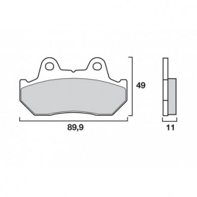 Garnituri frână BREMBO 07HO10SP
