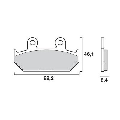 Garnituri frână originale BREMBO 07HO2307