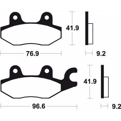 Garnituri frână originale BREMBO 07HO4008