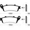 Garnituri frână BREMBO 07HO43SP Garnituri frână BREMBO 07HO43SP thumb