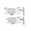 Garnituri frână originale BREMBO 07HO4905 thumb