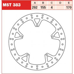 Plăcuțe frână față TRW-LUCAS MST383 Plăcuțe frână față TRW-LUCAS MST383