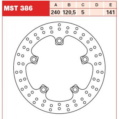PLĂCUȚE FRÂNĂ SPATE TRW-LUCAS MST386