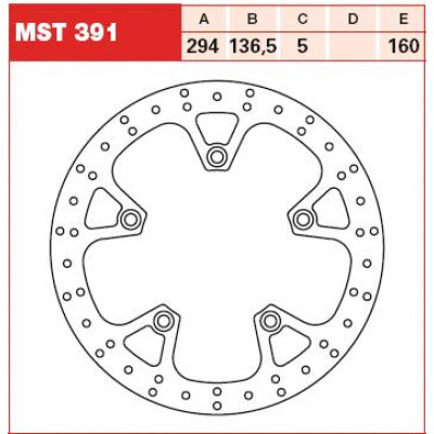 PLĂCUȚE FRÂNĂ SPATE TRW-LUCAS MST391