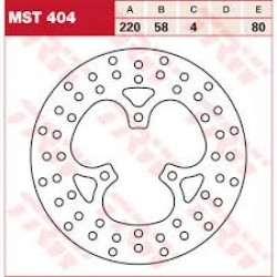 PLĂCUȚE FRÂNĂ SPATE TRW-LUCAS MST404 PLĂCUȚE FRÂNĂ SPATE TRW-LUCAS MST404