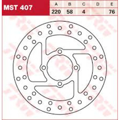 PLĂCUȚE FRÂNĂ SPATE TRW-LUCAS MST407