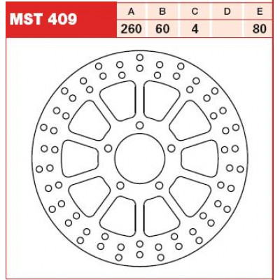 Plăcuțe frână față TRW-LUCAS MST409