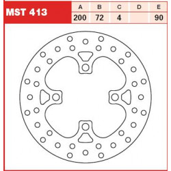 PLĂCUȚE FRÂNĂ SPATE TRW-LUCAS MST413