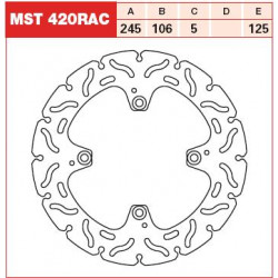 PLĂCUȚE FRÂNĂ SPATE TRW-LUCAS MST420RAC