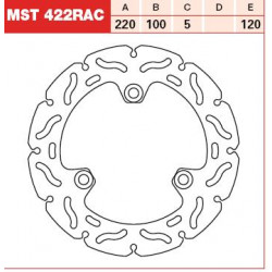 PLĂCUȚE FRÂNĂ SPATE TRW-LUCAS MST422RAC
