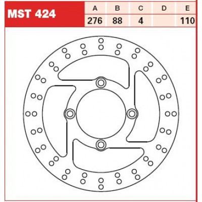 Plăcuțe frână față TRW-LUCAS MST424