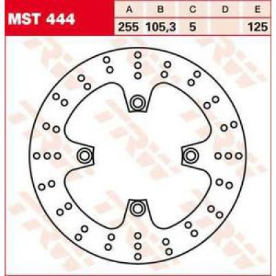 PLĂCUȚE FRÂNĂ SPATE TRW-LUCAS MST444 PLĂCUȚE FRÂNĂ SPATE TRW-LUCAS MST444