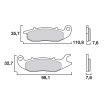 Garnituri frână originale BREMBO 07HO5606 Garnituri frână originale BREMBO 07HO5606 thumb