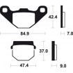 Garnituri frână originale BREMBO 07KA0717 thumb