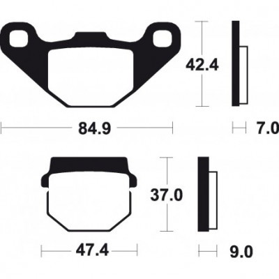 Garnituri frână originale BREMBO 07KA0717