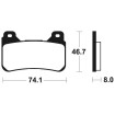 Garnituri frână BREMBO 07HO50SA thumb