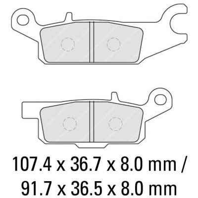 Garnituri frână FERODO FDB2231SG