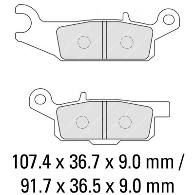 Garnituri frână FERODO FDB2232SG