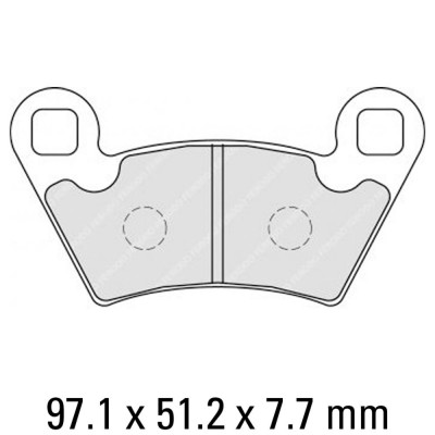 Garnituri frână FERODO FDB2236SG