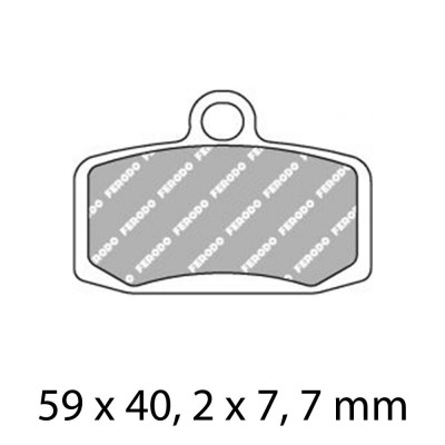 Garnituri frână FERODO FDB2262SG