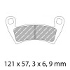 Garnituri frână FERODO FDB2263SG