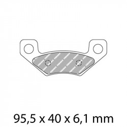 Garnituri frână FERODO FDB2272SG