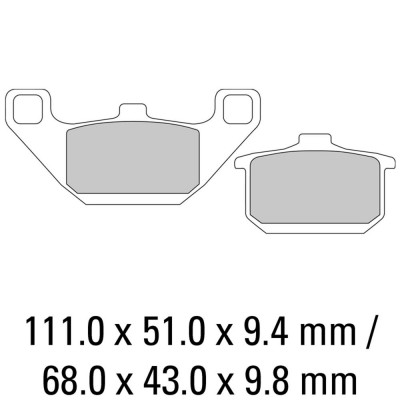 Garnituri frână FERODO FDB339ST