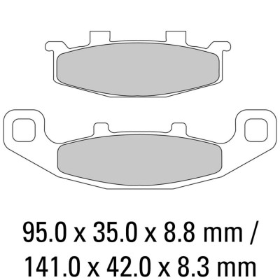 Garnituri frână FERODO FDB481ST
