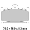 Garnituri frână FERODO FDB574ST