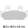 Garnituri frână FERODO FDB663ST
