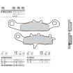 Garnituri frână motocross BREMBO 07KA22SD thumb