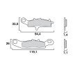 Garnituri frână motocross BREMBO 07KA24SD thumb