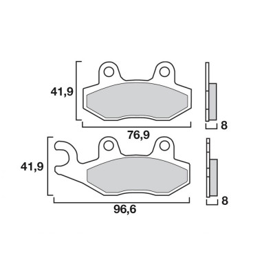 Garnituri frână BREMBO 07SU12SP