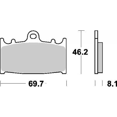 Garnituri frână BREMBO 07KA13SA