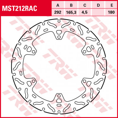 Plăcuțe frână față TRW-LUCAS MST212RAC Plăcuțe frână față TRW-LUCAS MST212RAC