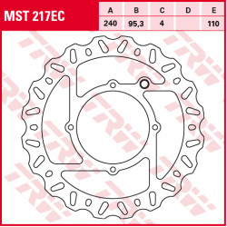 Plăcuțe frână față TRW-LUCAS MST217EC Plăcuțe frână față TRW-LUCAS MST217EC