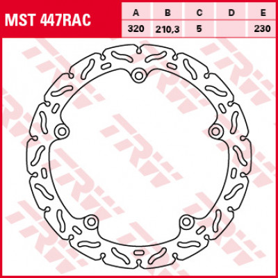 Plăcuțe frână față TRW-LUCAS MST447RAC