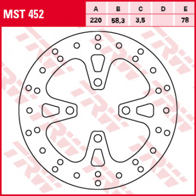 Plăcuțe frână față TRW-LUCAS MST452