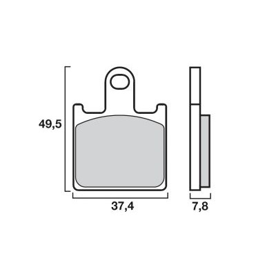 Garnituri frână BREMBO 07KA28SA