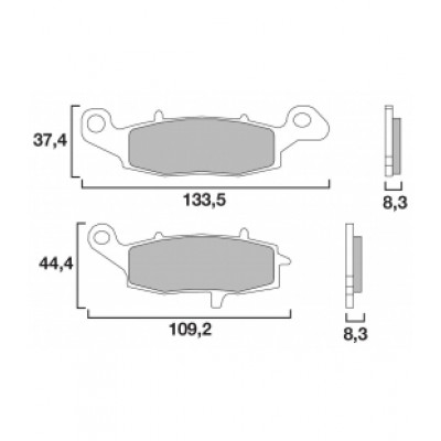 Garnituri frână BREMBO 07KA19SA