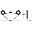 Garnituri frână motocross BREMBO 07PO02SD thumb